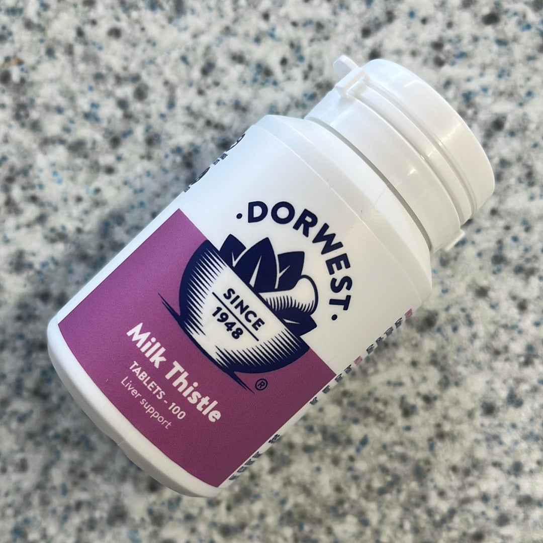 Milk Thistle Tablets 100 Tablets All Raw Ltd