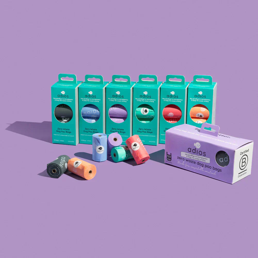 Adios Christmas Poo Bags x4 Rolls
