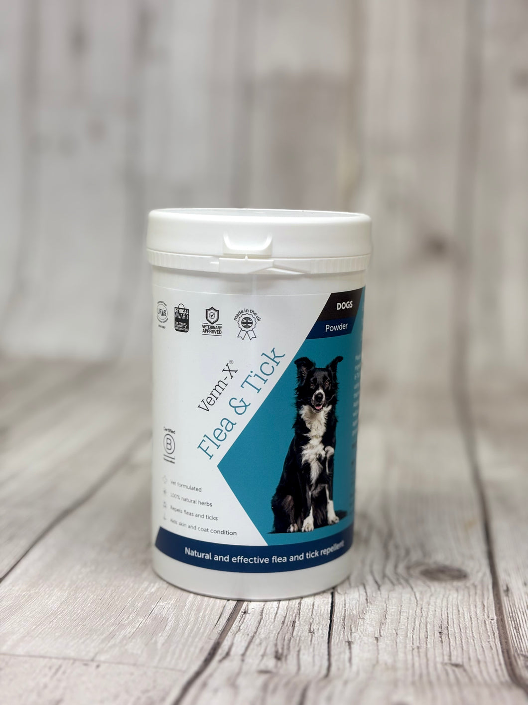 Verm-X Flea & Tick Powder for Dogs 70g