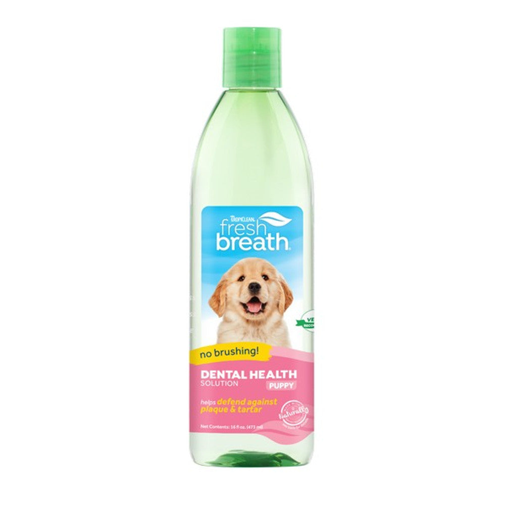TropiClean Oral Care Dental Health Solution for   Puppies 473ml