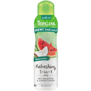 TropiClean Watermelon Refreshing 2in1 Shampoo  and Conditioner 355m