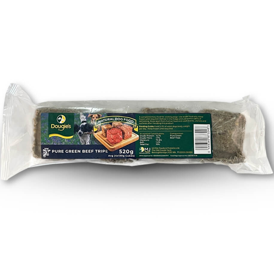 Dougies Pure Green Beef Tripe Box 10.4kg