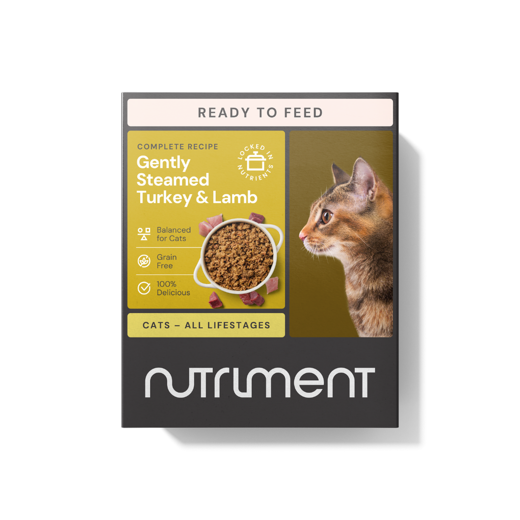 Nutriment Gently Steamed Turkey & Lamb for Cats 395g