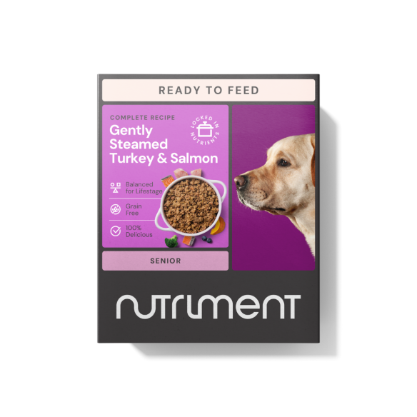 Nutriment Gently Steamed Turkey & Salmon for Senior Dogs 395g