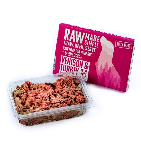 RMS Venison and Turkey Mince  500g