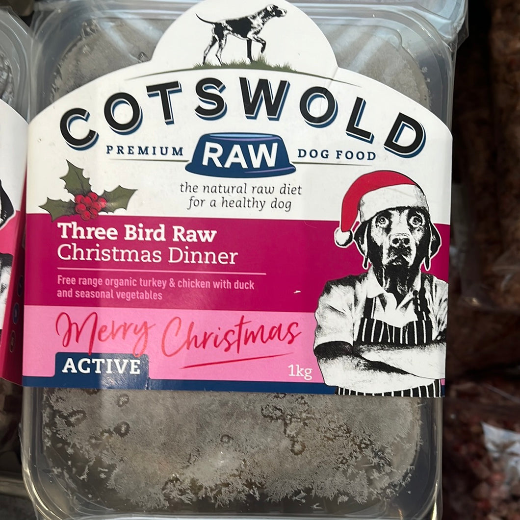 Cotswold Three Bird Christmas Dinner 1kg