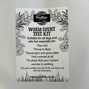 Proflax Worm Count Test Kit