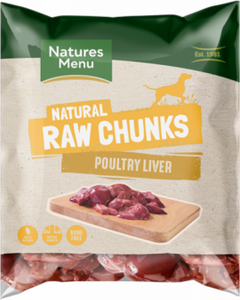 NM Raw Chunks Poultry Liver Chunks 1kg